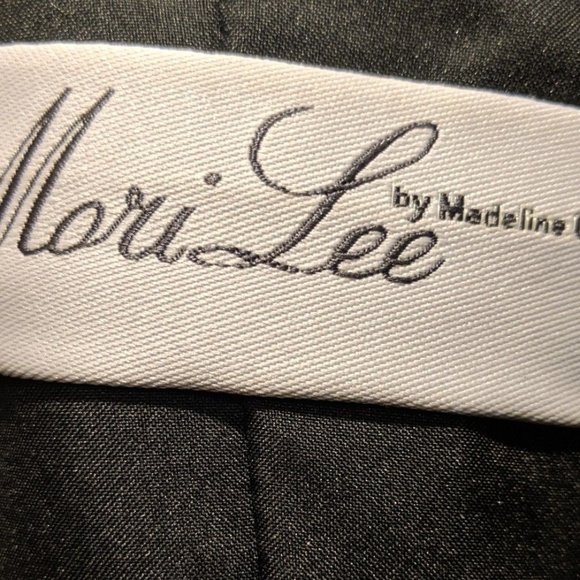 ⚡️SOLD⚡️Mori Lee Black Strapless Dress - Picture 6 of 6